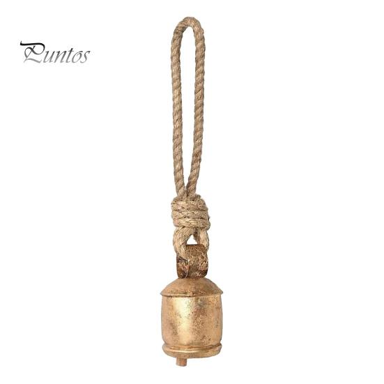 

Металлические старинные колокольчики с джутовой веревкой для подвешивания, декоративные коровьи колокольчики, металлические колокольчики с мелодичным звуком для свадеб, вечеринок и рождественских венков S