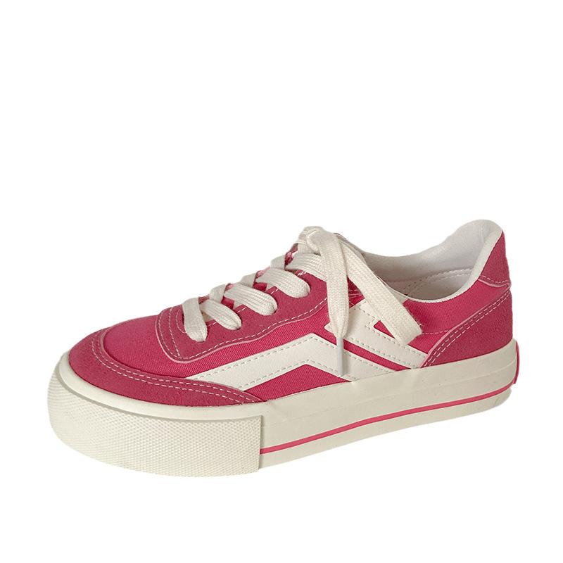 

H1059 Hong Kong style platform canvas shoes women s retro chic versatile ulzzang tide ins niche college style board shoes 40