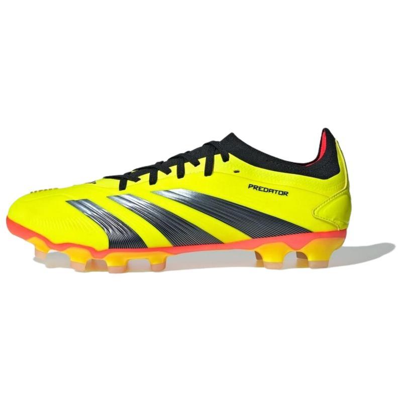 adidas PREDATOR 24 PRO AG Artificial Ground HG Hard Ground Artificial Turf Soccer Shoes Men's Yellow Black Sneakers IG7732