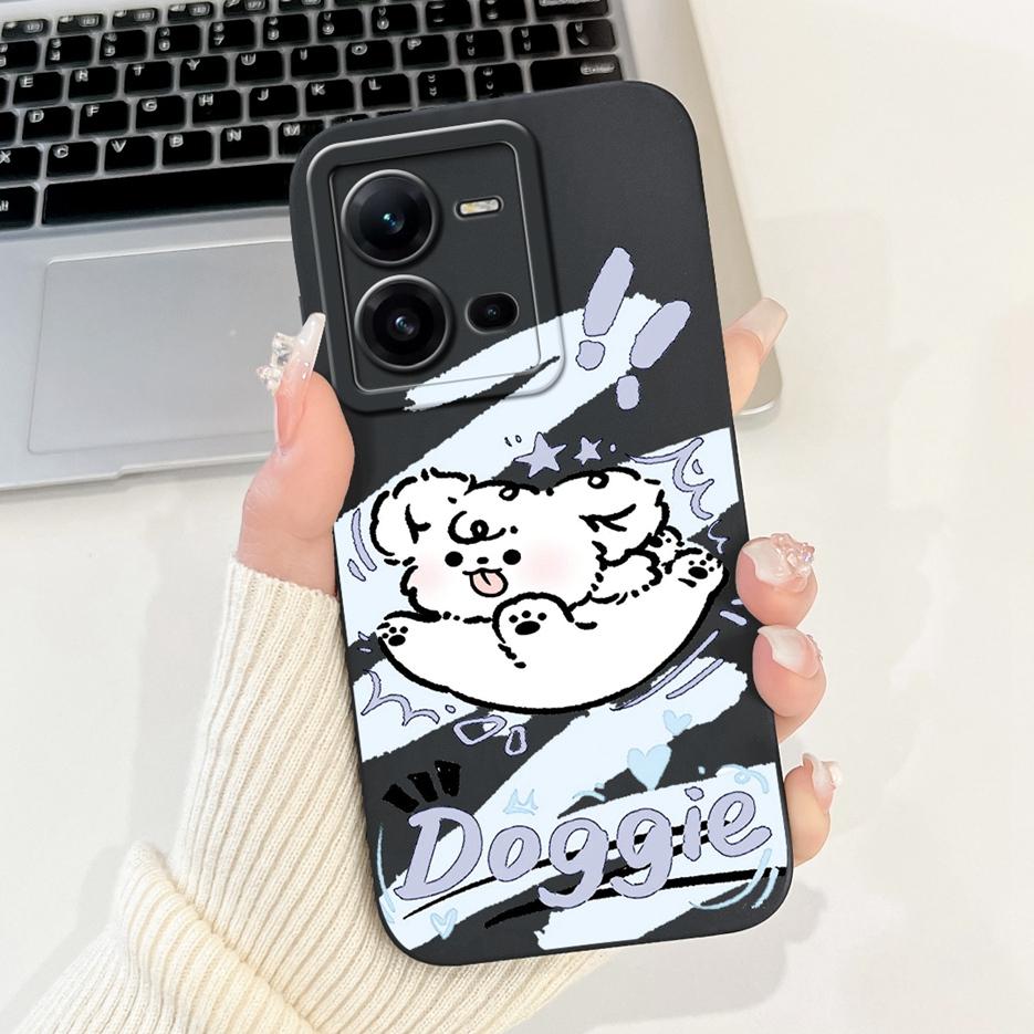 For Vivo V25 5G Case Vivo V25e V2201 V2202 Cute Dog Cartoon Cover Shockproof Phone Case For Vivo V25e V 25 E VivoV25 Soft Fundas