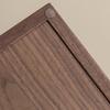 Black Walnut Wooden Tissue Case Luxury Magnetic Attraction Rectangular Tissue Box Aesthetic Boxes Kitchen Storage Organizer