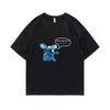 Tutter Holly Crap Ich bin im Großen Blauen Haus 119 Druck T-Shirt Unisex Damen Lustige Maus Grafik T-Shirt Unisex Mode Übergroße T-Shirts