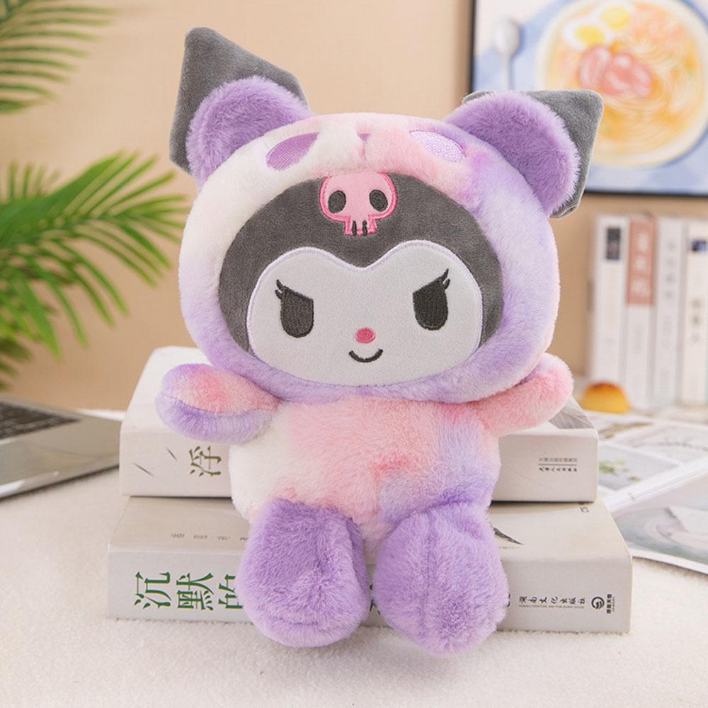 Sanrio Plysj Kawaii Sanrio Kuromi My Melody Cinnamoroll Plysjleker Dukke Pute Anime Tegneserie Barn Gaver Romdekorasjon Dukker