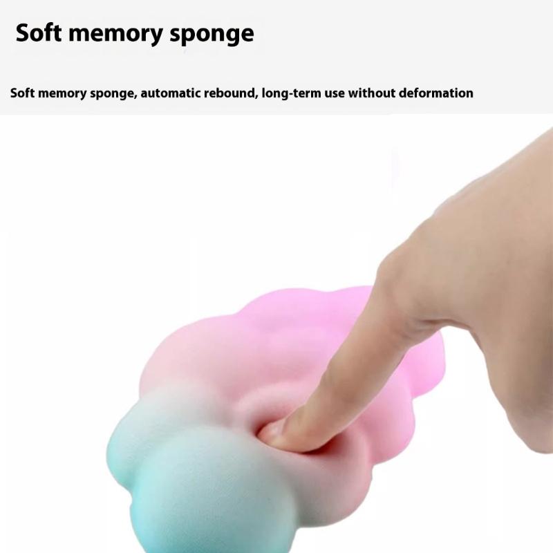Soft Ergonomic Cloud Mouse Wrist Rest Silicone Pad Rest Desk Wrist Support Ergonomic Mouse Pad For Extended Computer