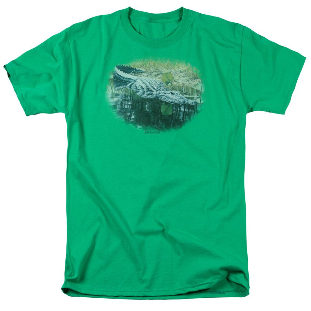 Wild Wings Water Fine Crocodile T-Shirt to 4X XXXXL