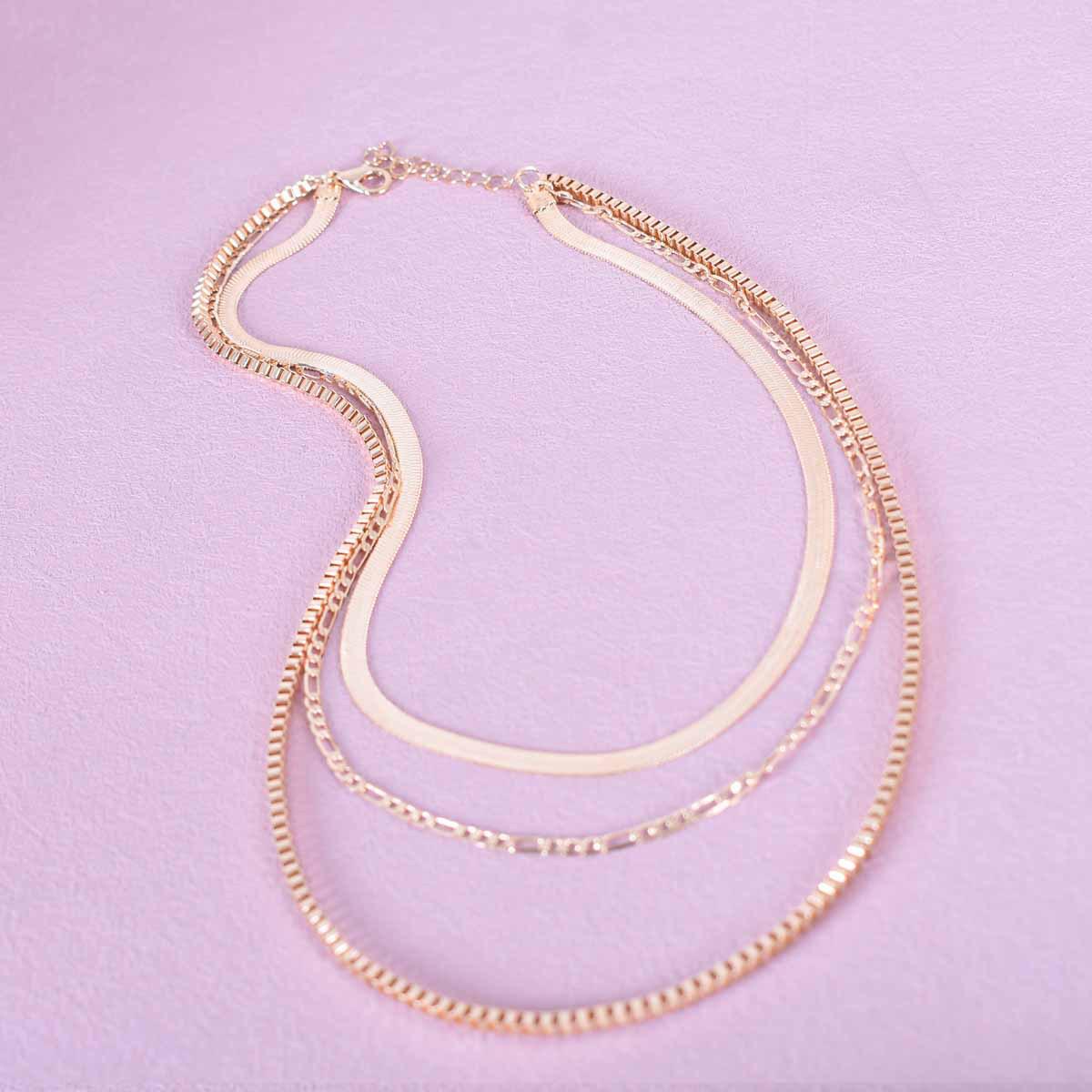 European & American Hip-Hop Geometric Multi-Layer Necklace - Women s Fashion Punk Style