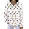 Christmas Hoodies For Women Funny Cute Printed Holiday Sweatshirt Winter Oversized Pullover Tops