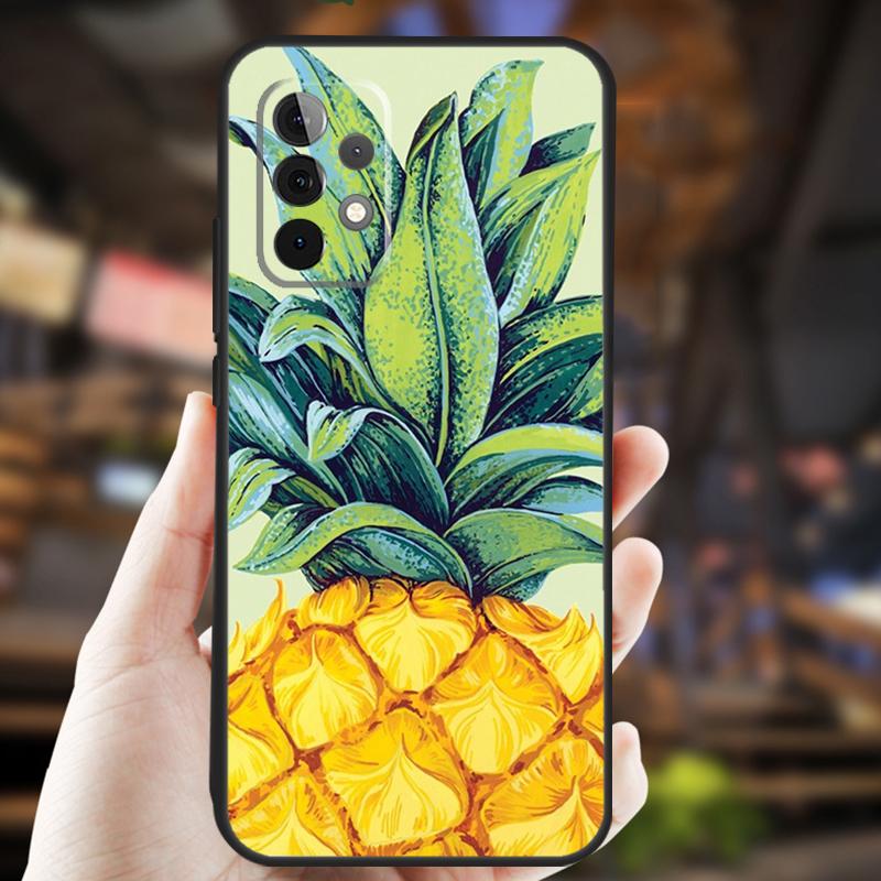 Tropical Pineapple Case For Samsung Galaxy A34 A06 A05 A32 A16 A55 A36 A26 A54 A14 A22 A52 A35 A15 A53 A13 A56