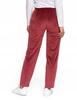 Women's Velvet Pants with High Waist, Straight Leg, Soft MORAJ XL PURPLE