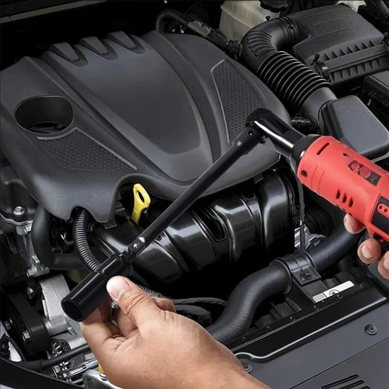 10Pcs of Extended Socket Head Electric Socket Set Telescopic Socket Head Automotive Maintenance Tool Hexagonal Extension