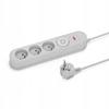 Montis MT137-3 Extension Power Strip 3 Sockets 3m Cable Gray