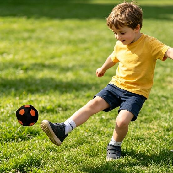 Creative Soccer Footbag, Soft Juggling Balls,Handwoven Football Bag, Colorful Bean Bags for Kids Outdoor Play