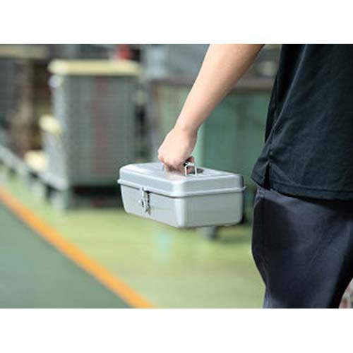 Kyoto Maskinverktyg Enkel Öppen Metallåda EK5 Silver (KTC)