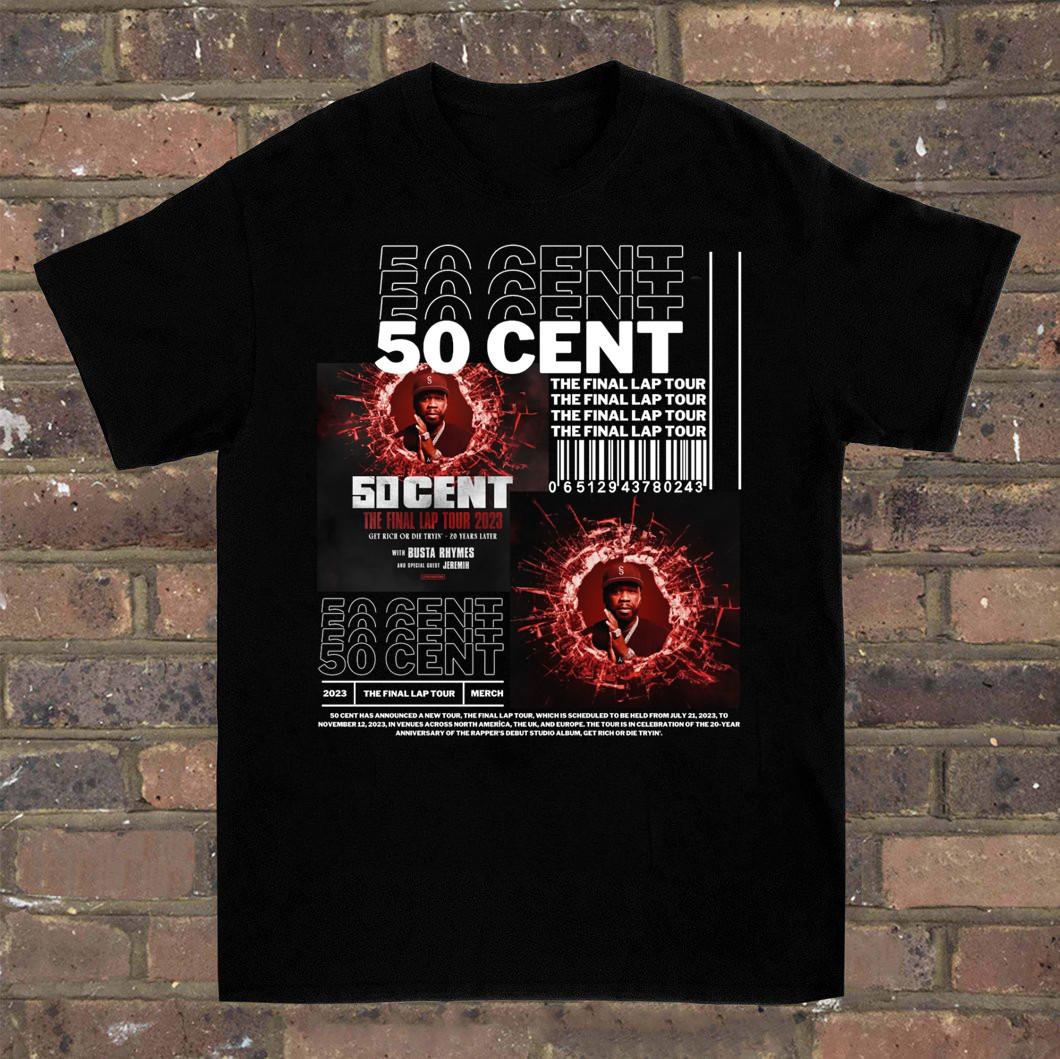 50 CENT The Final Lap Tour Cotton Men Women S-4XL T-Shirt S
