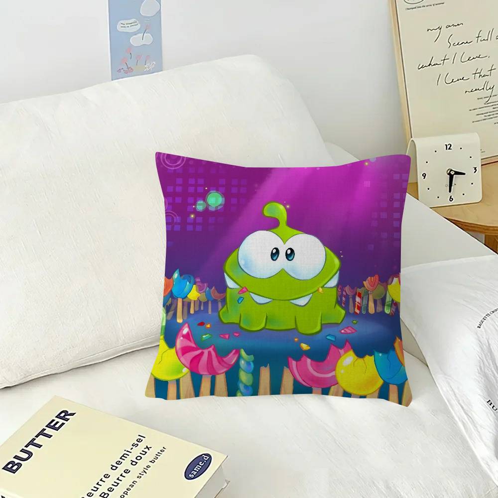 Anime o-o-Om Fun Nom Stories  Pillow Gift Home Office Decoration Bedroom Sofa Car Cushion Cover Case 45x45