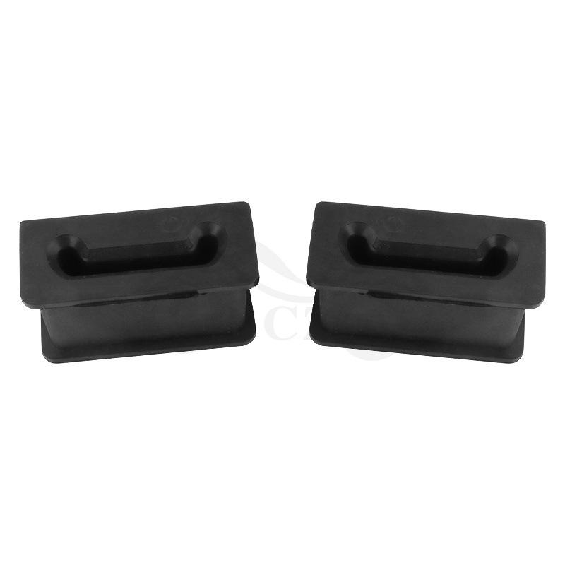 Harley Softail Big Glide Saddlebag Bumper Bracket Set