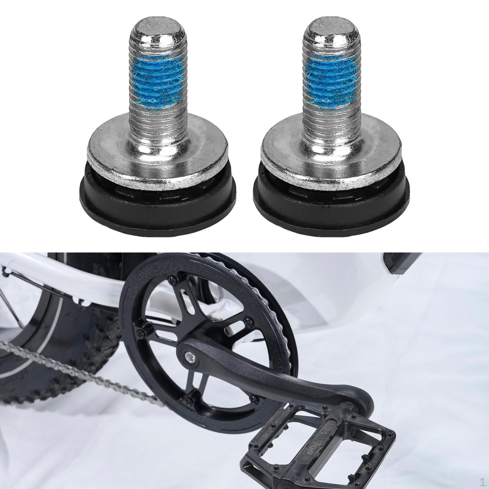 

2 шестигранных болта крепления шатунов, аксессуары для горного и шоссейного велосипеда, винты каретки 2.6cmx1.9cm_Chrome Plated Steel