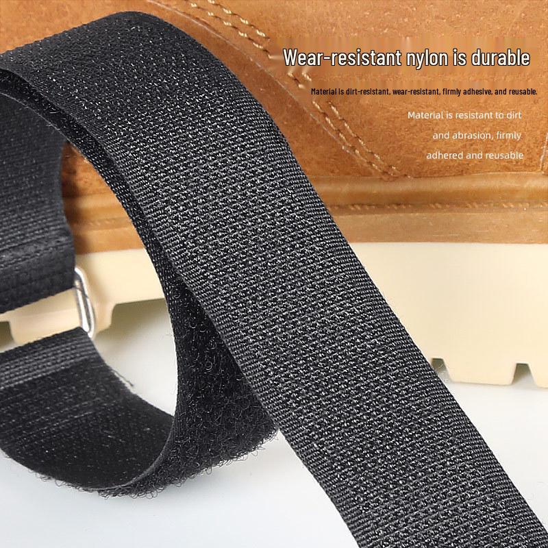 Rutschfeste Schnee-Eis-Steigeisen mit verstellbaren Klettbändern aus Nylon