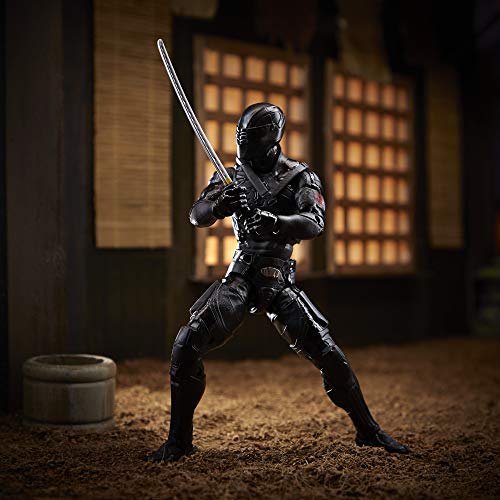 Hasbro G.I.. Joe Classified Series Oczy węża: ŻOŁNIERZ AMERYKAŃSKI. Joe Origins Figurka Akcji Snake Eyes (Import równoległy)
