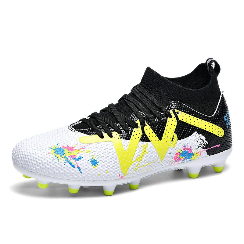 

Training Students Football Shoes Men S High-Top Youth World Cup Competition Beef Tendon Sole Sports Shoes 35