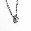 Agroundring Polygon Necklace (White Pearl)