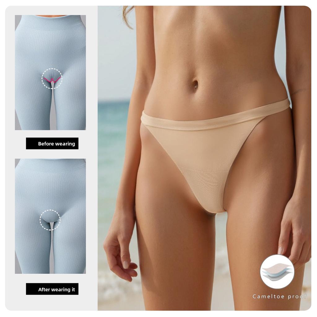 Damen Sommer Mode Neue Dünne Bänder Anti Hüfte Yoga T-Form Unterwäsche