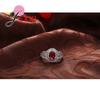 Trendy New Ring Sterling-Silver Color Color AAA Cubic Zircon Brand Ring Fashion Bands Jewelry Women Engagement Rings Bijoux