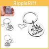 Unique Stainless Steel Keychain Gift For Nurses With Customizable Nurse Cap Design