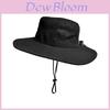 Polyester Sun Protection Hat With Large Brim For Outdoor Fishing And Hiking Enthusiasts