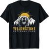 Yellowstone National Park Vintage Wild Bear Sunset T-Shirt