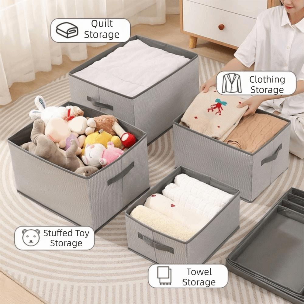 Large Capacity Clothes Quilt Storage Box Dust-proof Sorting Moving Box  Home Furnishings