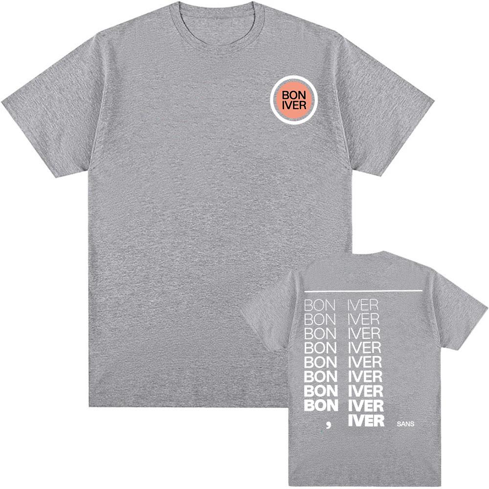

Bon Iver Sable Fable Album 2025 T-shirt Short Sleeve Cotton Unisex Tshirts Summer Round Neck Camisetas Men/Women Clothing Print 4XL