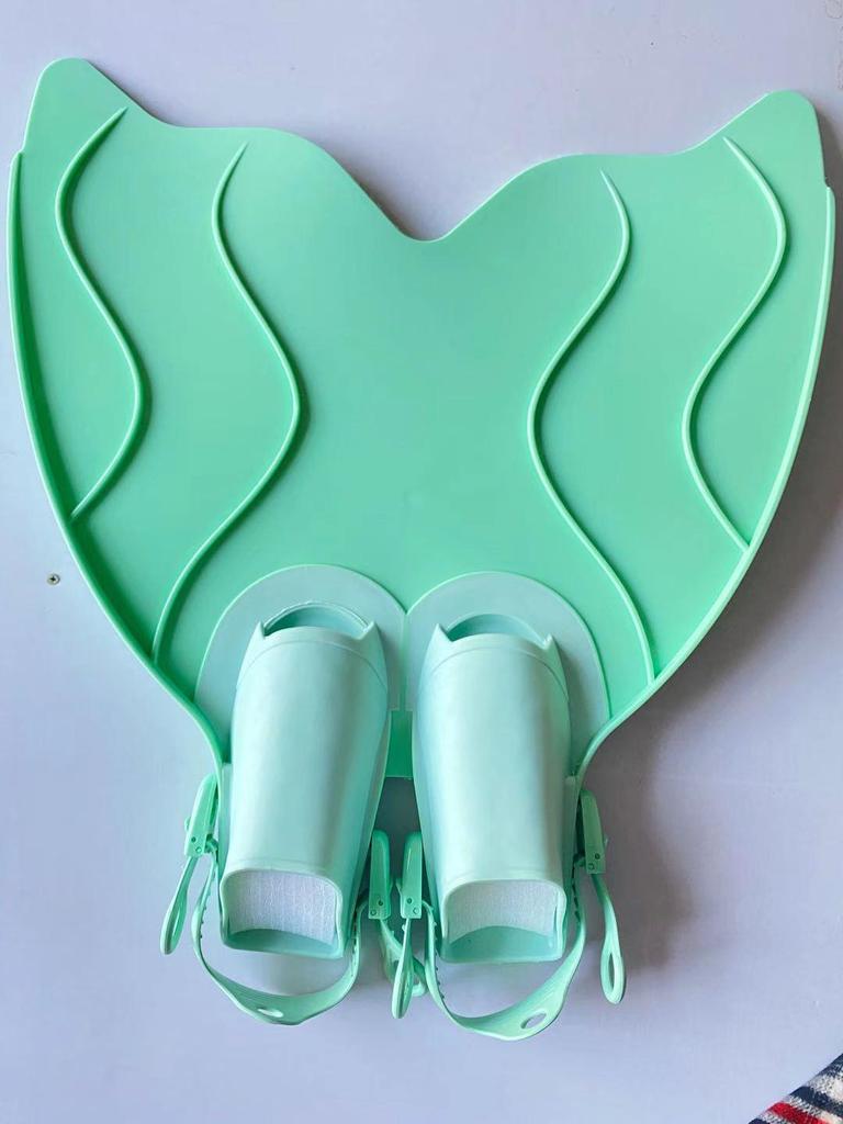 Adult & Kids Mermaid Monofin Swimming Equipment with Single & Double Fins