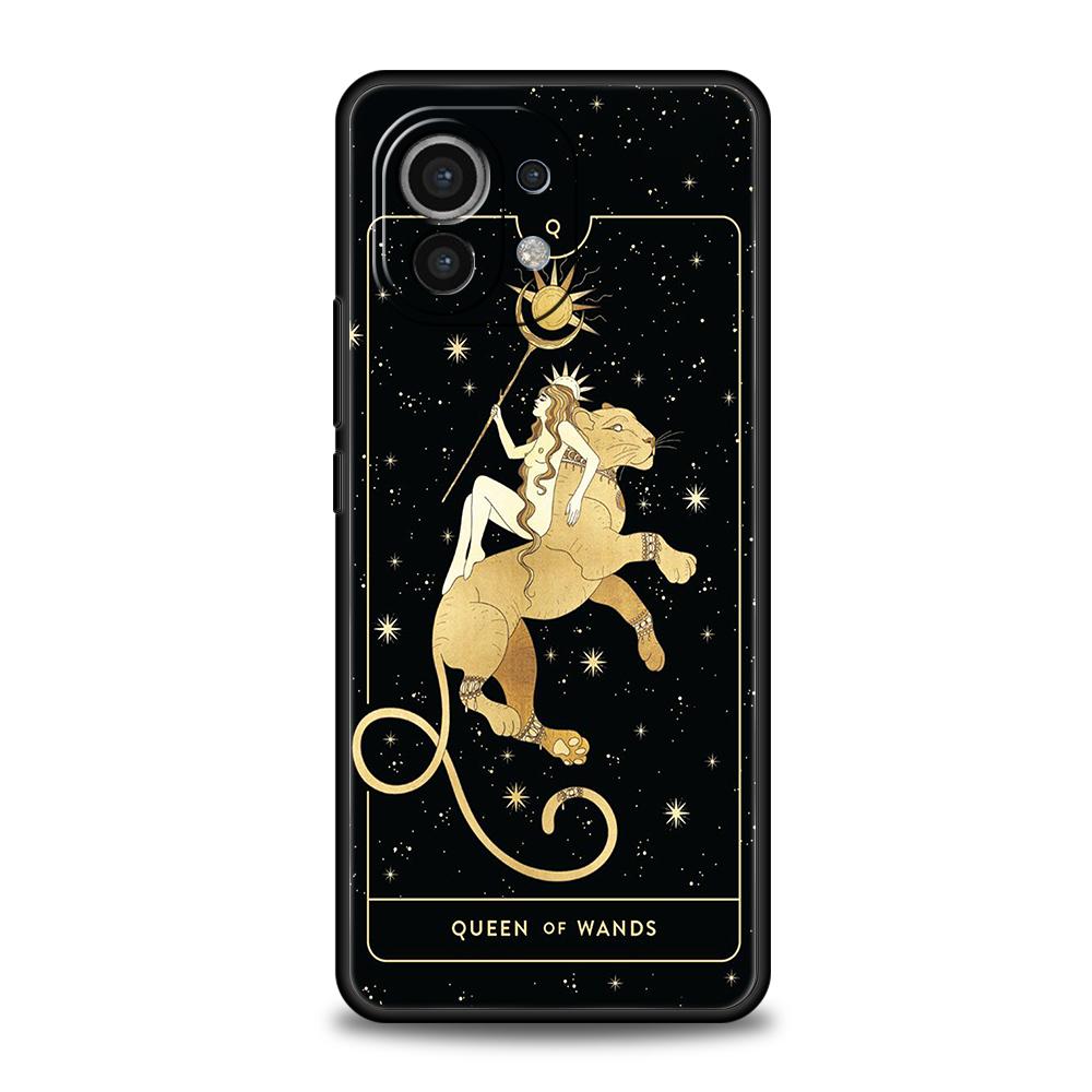 Witches Moon Tarot Mystery Totem Phone Case for Xiaomi Poco F4 F3 X3 X4 X5 GT NFC M3 M4 11 Ultra 12 13 Note 10 Pro Lite 5G Cover