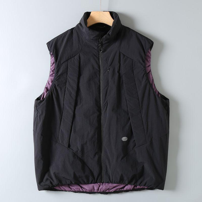 Foreign Trade Surplus Outdoor Running Water-Resistant Multi-Pocket Stand Collar Workwear Vest Warm Cotton Jacket Unisex Vest