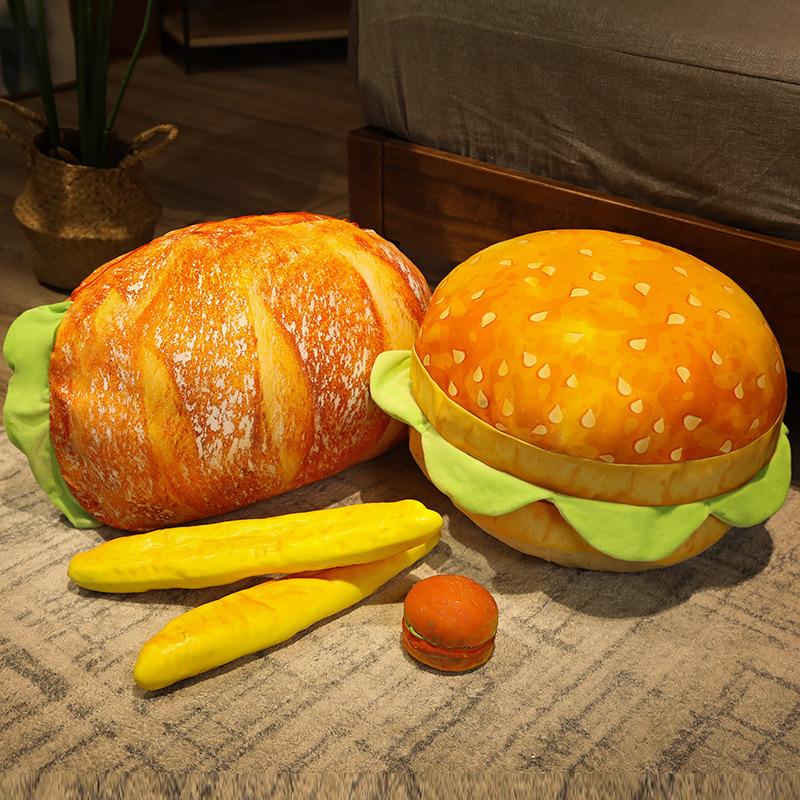 Creative Hamburger Bread Turned Into A Seat Cushion Cushion Back Cute Lazy On The Ground Bay Window Thickened Student Seat Cushion Butt
