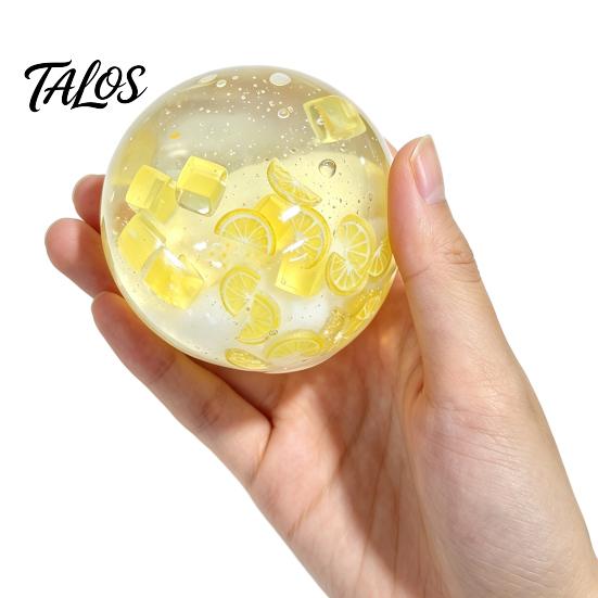 Stress Relief Toys Clear Ball Fidget Toy, Anxiety Squeeze Slow Rebound Transparent Toy for Home Office School