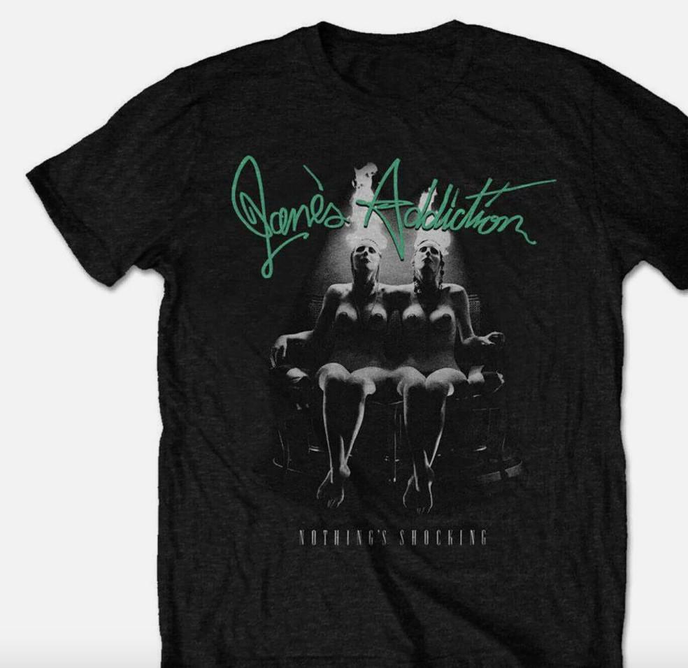 Jane's Addiction Nothin's Shocking Grafik-T-Shirt Schwarz S-5XL
