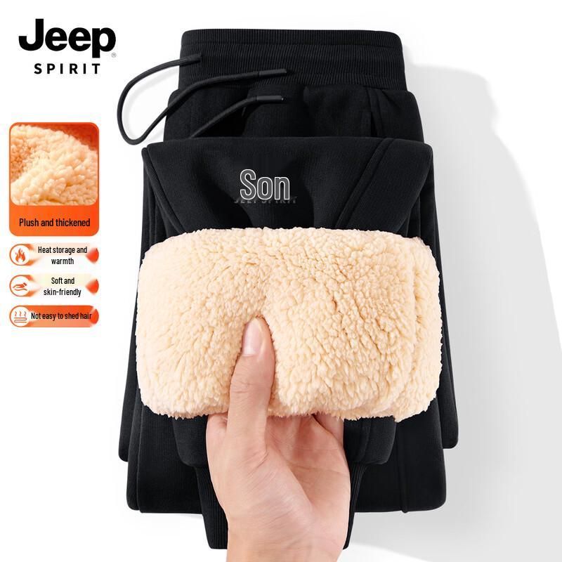 JEEP SPIRIT Men's Fleece Lined Jogger Sweatpants