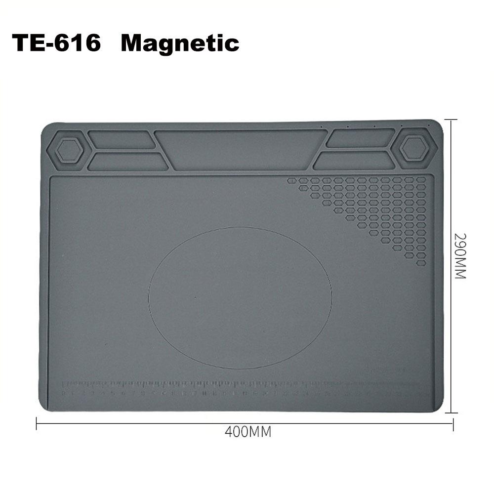 Magnetic Silicone Repair Pad with Screw Position Insulation for Phone Tablet Motherboard Soldering Station Work Hot Air Gun Pad