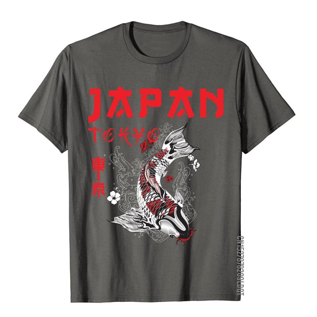Japanese Fuji Dragon Yakuza Tokyo Koi Fish Customized Tops T Shirt For Men Cotton T Shirts Slim Fit Brand