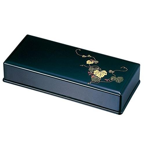 Sanmany Incense Holder Black with Maki-e "Ivy
