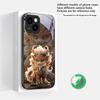 Kirin with Flowing Hair Suitable For iPhone 16E 17 Pro Max 15 Pro 14 13 Plus 12 Mini 11 16 Air 17Pro Magnetism Glass Phone Case