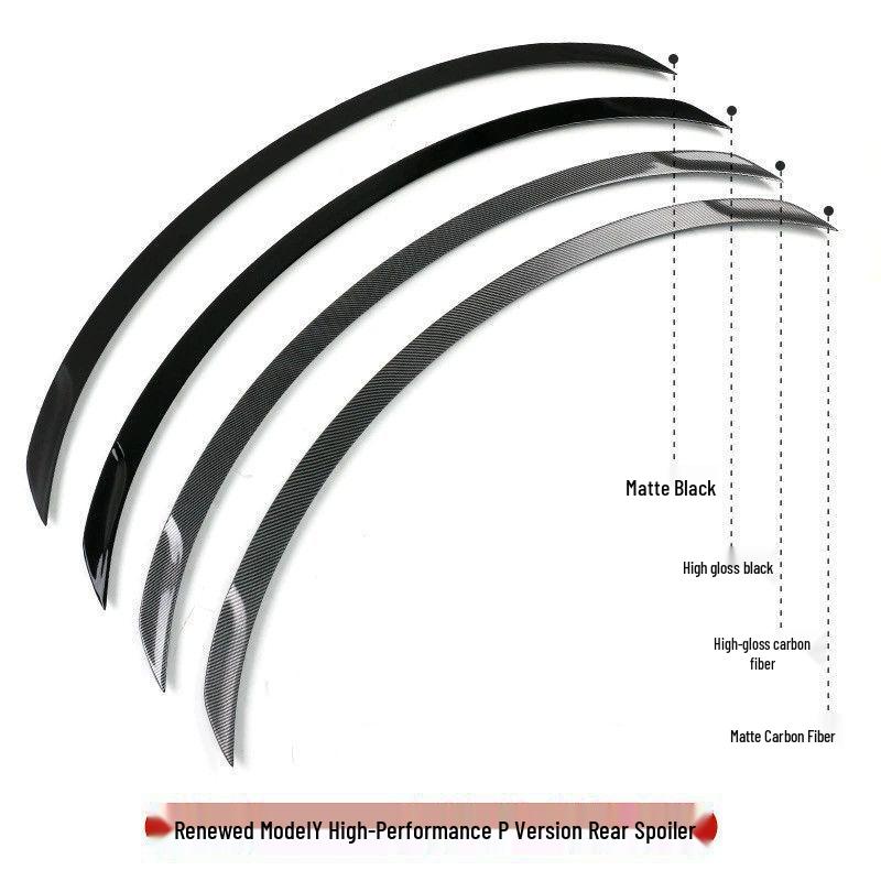 Tesla Model Y Rear Spoiler High-Performance P Style Body Kit Decor.