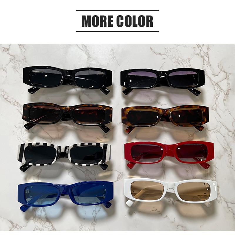 Vintage Small Frame Square Sunglasses Women For Men Fashion Luxury Brand Designer Trend Travel Punk Sun Glasses Uv400