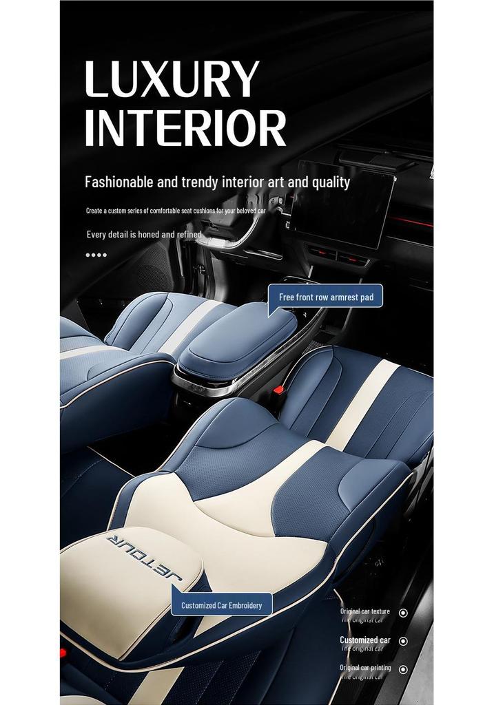 Premium Leather Car Seat Cushion - 24 Models for Five-Seater Fit, Cartoon Design, All-Season Use