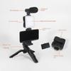 Rotating Phone Stand Stabilizer with Light and Microphone Live Streaming Holder  Live Any time