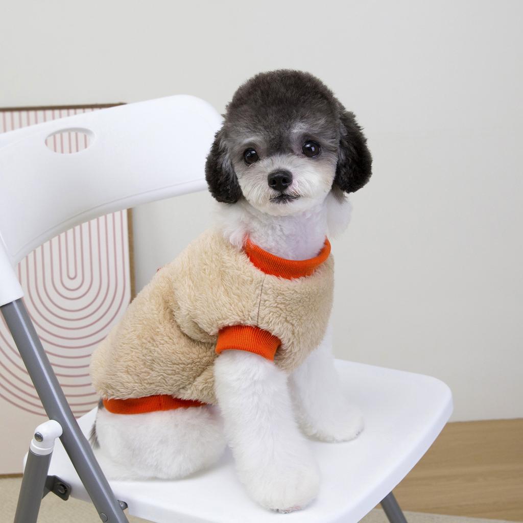 Oblečení pro psy z polárního fleecu Teplé zimní oblečení pro malá plemena jako Teddy Bišonek Pomeranian a kočky Kabát Štěněcí bunda