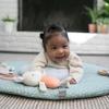 INGENUITY Reversible Baby Play Mat Evolutive - Loamy™ - Foldable, Removable Wooden Play Arch, 5 Toys, Baby Gift