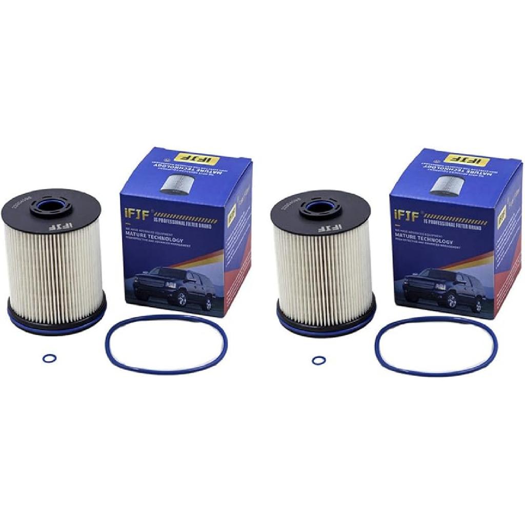 IFJF TP1015 Fuel Filter 5 Micron Replacement For -2024 Cadillac 3.0L L5P Duramax 2017-2024 Chevy Silverado/GMC 6.6L Sierra 2500HD 3500HD -2024 4500HD